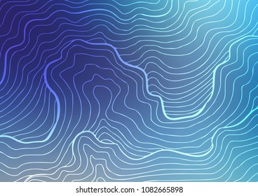 Light BLUE vector natural elegant texture. Blurred decorative design in Indian style with Zen tangles. A completely new template for your business design.