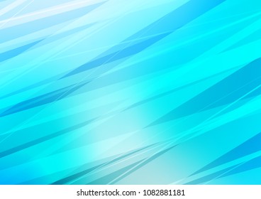 Light BLUE vector natural elegant background. Doodles on blurred abstract background with gradient. A new texture for your design.