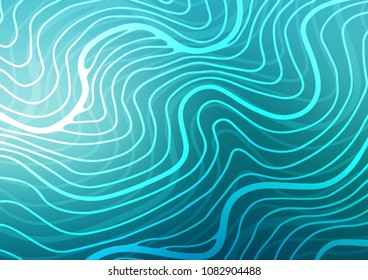 Light BLUE vector natural elegant pattern. Ethnic elegant natural pattern with gradient. The textured pattern can be used for website.