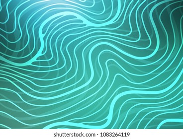 Light BLUE vector natural elegant pattern. Blurred decorative design in Indian style with Zen tangles. Hand painted design for web, leaflet, textile.