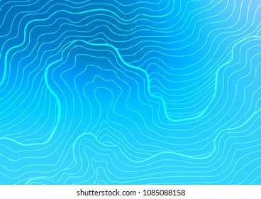 Light BLUE vector natural elegant background. Ethnic elegant natural pattern with gradient. The pattern can be used for heads of websites and designs.