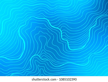 Light BLUE vector natural elegant template. Modern geometrical abstract illustration with doodles. The pattern can be used for coloring books and pages for kids.