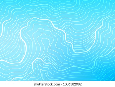 Light BLUE vector natural elegant background. An elegant bright illustration with lines in Natural style. A completely new template for your business design.