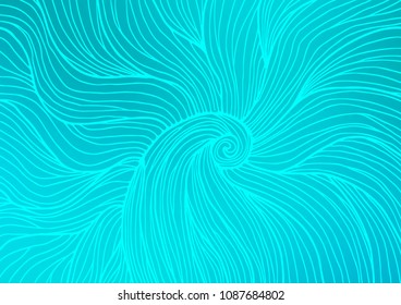 Light BLUE vector natural elegant template. Geometric doodle illustration in Origami style with gradient. The best blurred design for your business.
