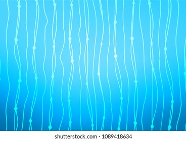 Light BLUE vector natural elegant texture. Modern geometrical abstract illustration with doodles. A new texture for your design.