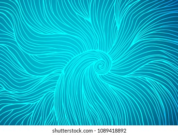 Light BLUE vector natural elegant texture. Geometric doodle illustration in Origami style with gradient. A new texture for your design.