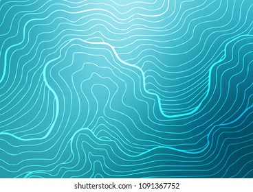 Light BLUE vector natural elegant template. Decorative shining illustration with doodles on abstract template. The best blurred design for your business.