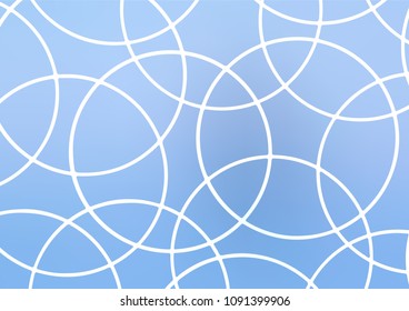Light BLUE vector natural elegant background. Ethnic elegant natural pattern with gradient. Brand-new style for your business design.