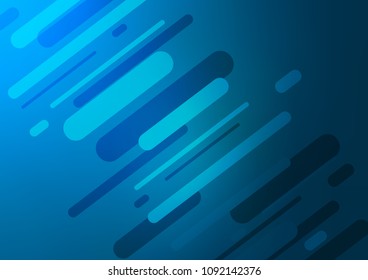 Light BLUE vector natural elegant template. Geometric doodle illustration in Origami style with gradient. The best blurred design for your business.