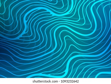 Light BLUE vector natural elegant background. Creative illustration in blurred style with doodles and Zen tangles. A completely new design for your business.