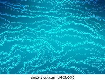 Light BLUE vector natural elegant pattern. Modern geometrical abstract illustration with doodles. Hand painted design for web, wrapping, wallpaper.