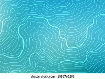 Light BLUE vector natural elegant background. Ethnic elegant natural pattern with gradient. The textured pattern can be used for website.