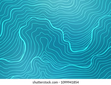 Light BLUE vector natural elegant template. Ethnic elegant natural pattern with gradient. Brand-new design for your business.