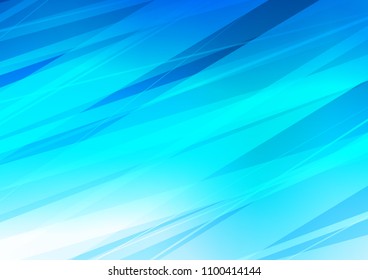 Light BLUE vector natural elegant background. Decorative shining illustration with doodles on abstract template. Hand painted design for web, leaflet, textile.