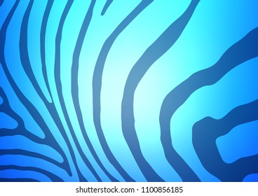 Light BLUE vector natural elegant template. Modern geometrical abstract illustration with doodles. Brand-new style for your business design.