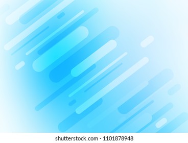 Light BLUE vector natural elegant background. An elegant bright illustration with lines in Natural style. Hand painted design for web, leaflet, textile.