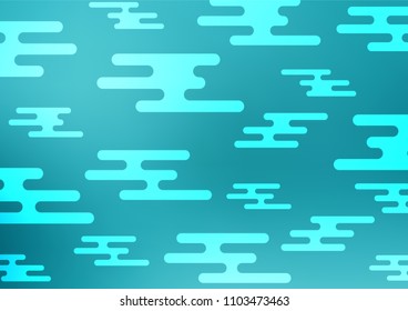 Light BLUE vector natural elegant pattern. Creative illustration in blurred style with doodles and Zen tangles. The template can be used as a background for cell phones.
