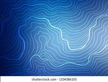 Light BLUE vector natural elegant pattern. Colorful illustration in abstract style with doodles and Zen tangles. Hand painted design for web, leaflet, textile.