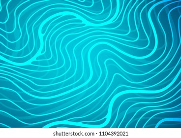 Light BLUE vector natural elegant template. Sketchy hand drawn doodles on blurred background. The completely new template can be used for your brand book.