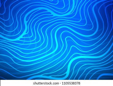 Light BLUE vector natural elegant background. Ethnic elegant natural pattern with gradient. Hand painted design for web, wrapping, wallpaper.