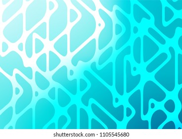 Light BLUE vector natural elegant background. Brand-new colored illustration in blurry style with doodles. The pattern can be used for wallpapers and coloring books.