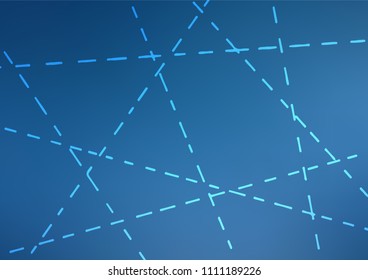 Light BLUE vector natural elegant pattern. Shining colored illustration with doodles in Zen tangle style. The pattern can be used for wallpapers and coloring books.