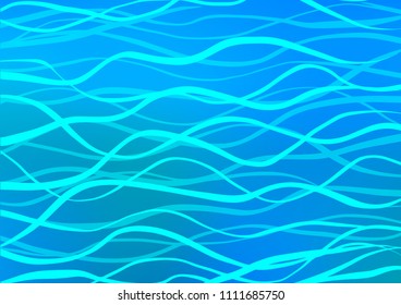 Light BLUE vector natural elegant background. Modern geometrical abstract illustration with doodles. A completely new template for your business design.
