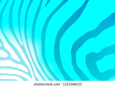 Light BLUE vector natural elegant pattern. Colorful illustration in abstract style with doodles and Zen tangles. Hand painted design for web, wrapping, wallpaper.