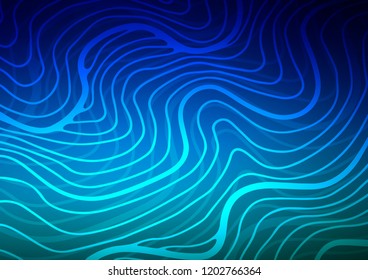 Light BLUE vector natural elegant texture. Doodles on blurred abstract background with gradient. Brand-new style for your business design.