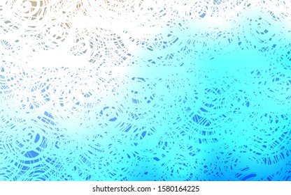 Light BLUE vector natural elegant background. Creative illustration in blurred style with roses. Hand painted design for web, wrapping, wallpaper.