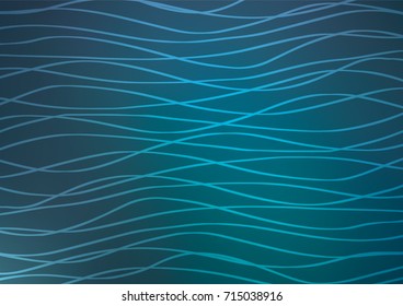 Light BLUE vector natural elegant texture. Blurred decorative design in Indian style with lines. A new texture for your design.