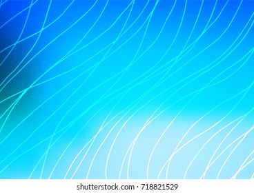 Light BLUE vector natural elegant pattern. Sketchy hand drawn doodles on blurred background. The textured pattern can be used for website.