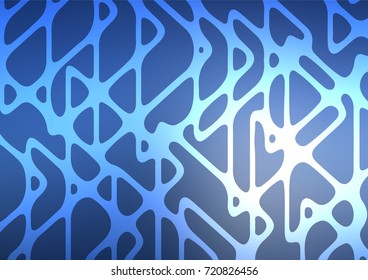 Light BLUE vector natural elegant texture. Creative illustration in blurred style with doodles and Zen tangles. A completely new design for your business.