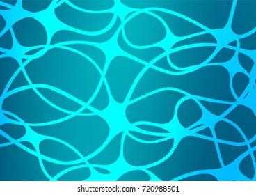 Light BLUE vector natural elegant texture. Ethnic elegant natural pattern with gradient. Brand-new design for your business.
