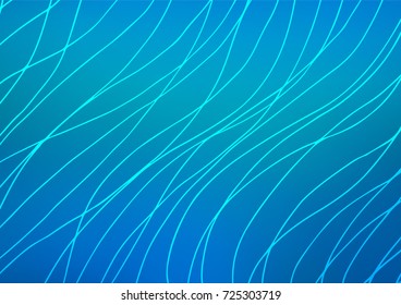 Light BLUE vector natural elegant background. Geometric doodle illustration in Origami style with gradient. The pattern can be used for coloring books and pages for kids.