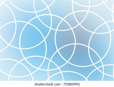 Light BLUE vector natural elegant texture. A vague abstract illustration with doodles in Indian style. The textured pattern can be used for website.