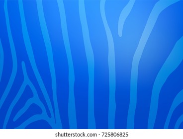 Light BLUE vector natural elegant template. Doodles on blurred abstract background with gradient. The elegant pattern can be used as a part of a brand book.