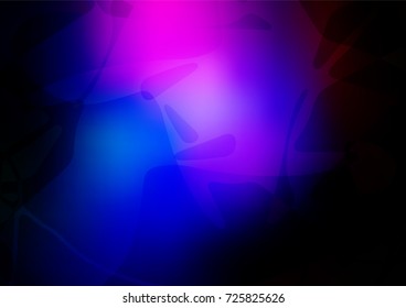 Light BLUE vector natural elegant artwork. Brand-new colored illustration in blurry style with doodles drawn by child. Hand painted design for web, wrapping, wallpaper.