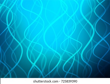 Light BLUE vector natural elegant pattern. An elegant bright illustration with lines in Natural style. The template can be used as a background for cell phones.
