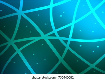 Light BLUE vector natural elegant pattern. Blurred decorative design in Indian style with Zen tangles. The best blurred design for your business.