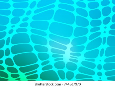 Light BLUE vector natural elegant template. An elegant bright illustration with lines in Natural style. The completely new template can be used for your brand book.