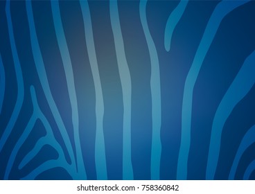 Light BLUE vector natural elegant pattern. Colorful abstract illustration with lines in Asian style. Brand-new design for your business.