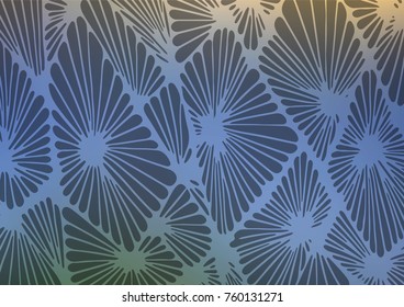 Light BLUE vector natural elegant texture. An elegant bright illustration with lines in Natural style. The pattern can be used for heads of websites and designs.