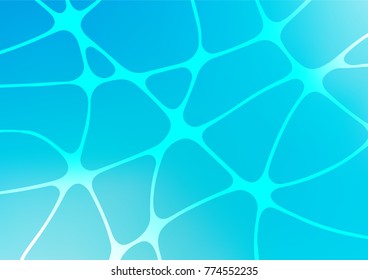 Light BLUE vector natural elegant pattern. Modern geometrical abstract illustration with doodles. A new texture for your design.