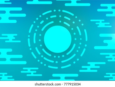 Light BLUE vector natural elegant background. Shining colored illustration with doodles in Zen tangle style. The pattern can be used for wallpapers and coloring books.