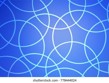 Light BLUE vector natural elegant pattern. Geometric doodle illustration in Origami style with gradient. A completely new design for your business.