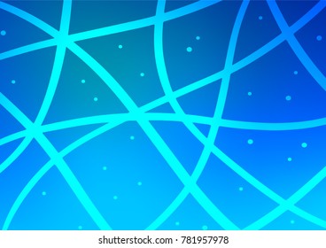 Light BLUE vector natural elegant texture. Decorative shining illustration with doodles on abstract template. A new texture for your design.