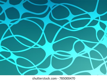 Light BLUE vector natural elegant texture. Modern geometrical abstract illustration with doodles. A completely new design for your business.