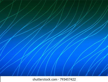 Light BLUE vector natural elegant background. Sketchy hand drawn doodles on blurred background. The pattern can be used for heads of websites and designs.