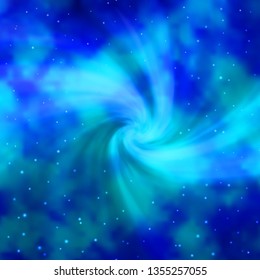 Light BLUE vector pattern with abstract stars. Colorful illustration with abstract gradient stars. Pattern for wrapping gifts.